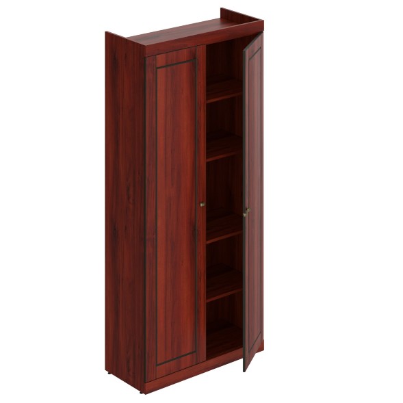 Шкаф высокий с глухими дверьми LHC 90.1 Темный каштан 900х400х2010 LAREX в Нижнем Новгороде 