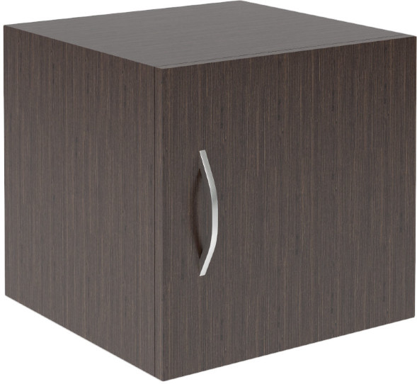 Антресоль узкая с глухой дверью SA-400.1(R) Легно темный 386х375х370