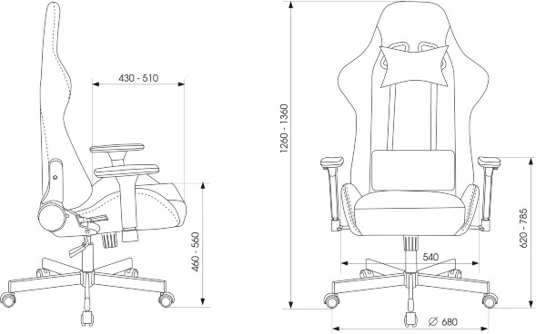 Кресло игровое Knight ARMOR