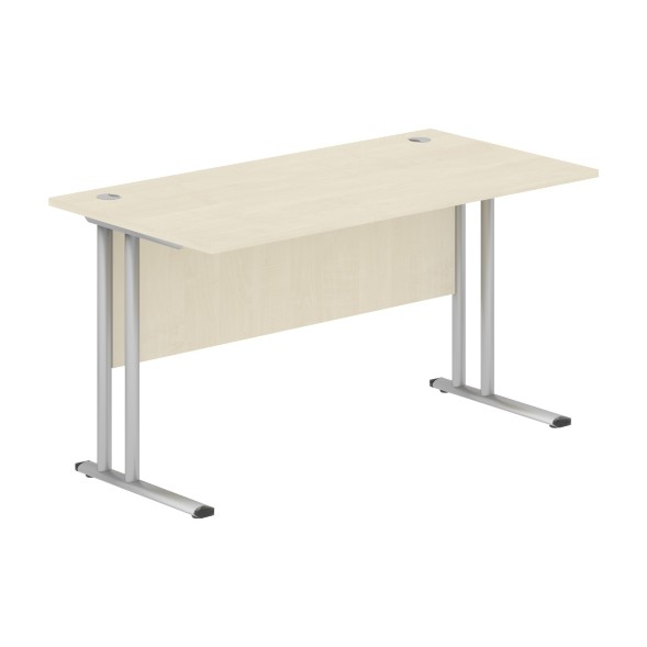 Стол письменный СП-3М Клен*/серебро 1400х720х755 IMAGO-M в Нижнем Новгороде 