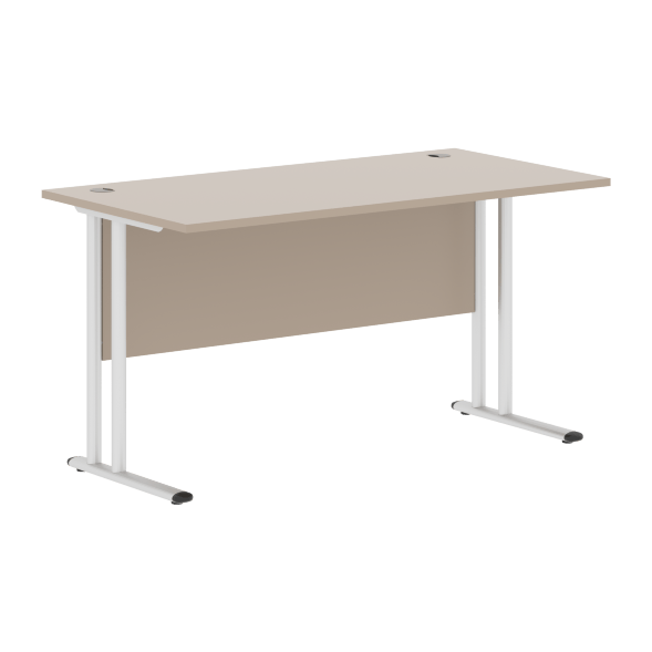 Стол письменный СП-3М Клен*/серебро 1400х720х755 IMAGO-M в Нижнем Новгороде 