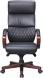 Кресло руководителя Everprof President Wood Кожа Черный