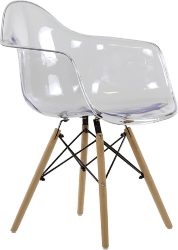 Стул-кресло Style DAW PC прозрачный