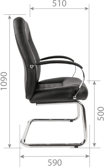 Кресло для посетителей  CHAIRMAN 950V