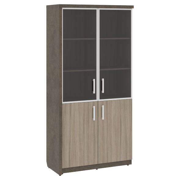 Шкаф СФ-534893 Бетон чикаго тем F187 ST9/Дрифтвуд H3090/Графит/Черный 1035х454,5х2083 WOOD&amp;amp;STONE в Нижнем Новгороде 