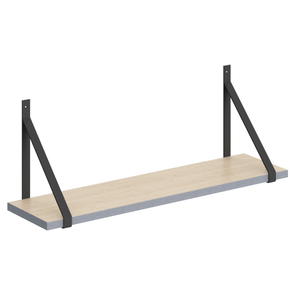 Полка с полкодержателями SH1-GINO 830х210х300 COFFEE в Нижнем Новгороде 