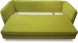 Диван Берне 2300х930х1030 зеленый