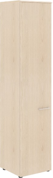 Шкаф колонка с глухой дверью и топом WHC 42.1 Бук Тиара 432х432х1949 WAVE