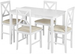 Обеденный комплект Хадсон (стол + 4 стула)/ Hudson Dining Set