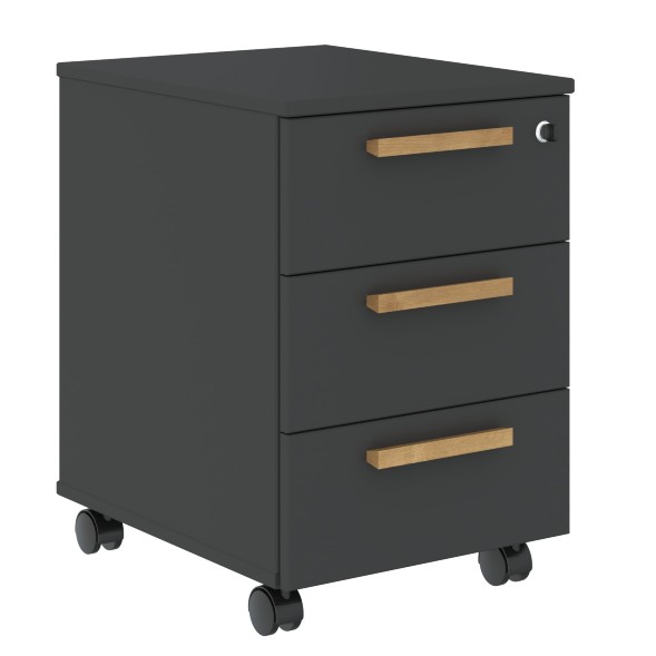 Тумба мобильная FMC-3D.A Белый премиум 408х504х600 FORTA