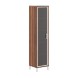 Шкаф-колонка высокая со стеклянной дверью в AL-рамке B 431.8 475х450х2054 BORN