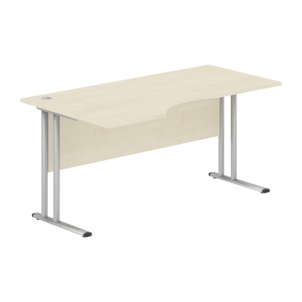 Стол эргономичный СА-1M(L) Клен*/серебро 1600х900х755 IMAGO-M в Нижнем Новгороде 
