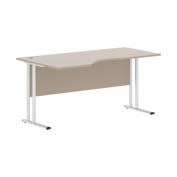 Стол эргономичный СА-1M(L) Клен*/серебро 1600х900х755 IMAGO-M в Нижнем Новгороде 