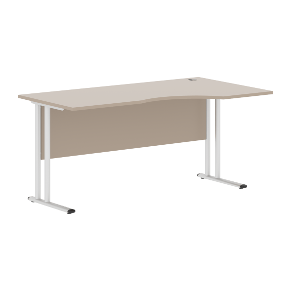 Стол эргономичный СА-1M(R) Клен*/серебро 1600х900х755 IMAGO-M в Нижнем Новгороде 