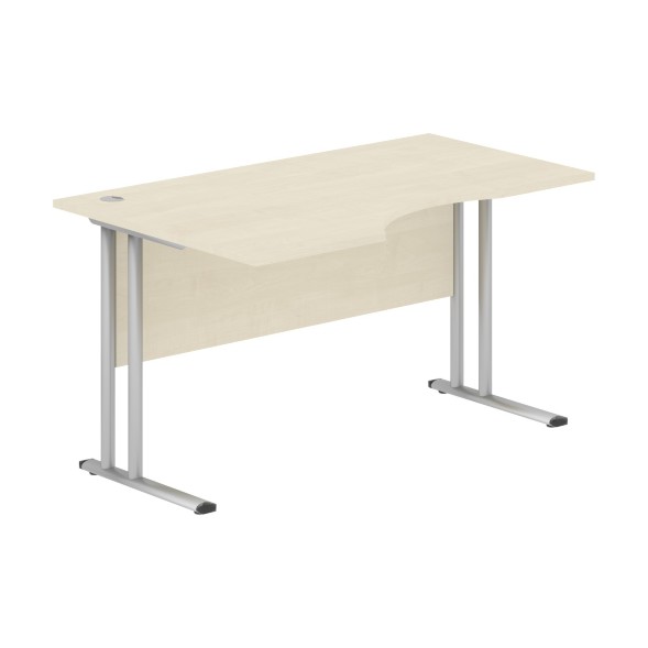 Стол эргономичный СА-2M(L) Клен*/серебро 1400х900х755 IMAGO-M в Нижнем Новгороде 