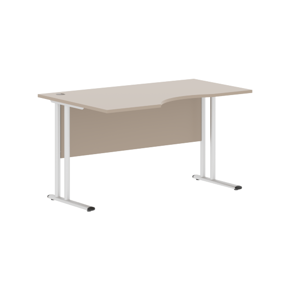 Стол эргономичный СА-2M(L) Клен*/серебро 1400х900х755 IMAGO-M в Нижнем Новгороде 