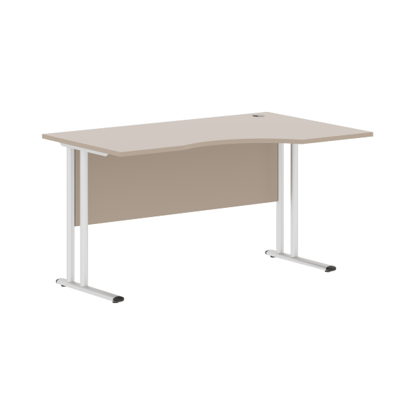 Стол эргономичный СА-2M(R) Клен*/серебро 1400х900х755 IMAGO-M в Нижнем Новгороде 