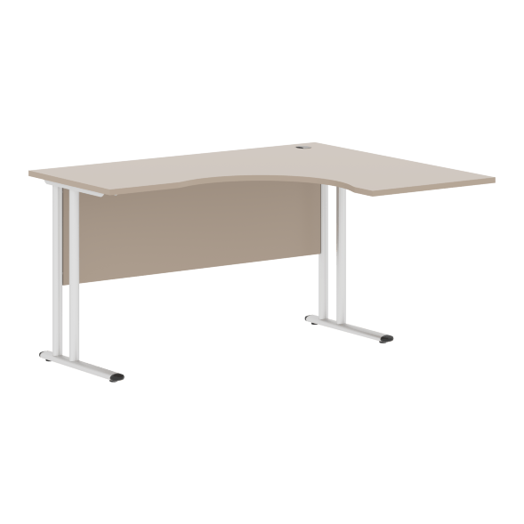 Стол эргономичный СА-3M(R) Клен*/серебро 1400х1200х755 IMAGO-M в Нижнем Новгороде 