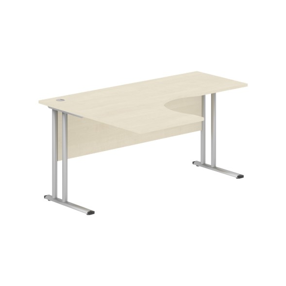 Стол эргономичный СА-4M(L) Клен*/серебро 1600х1200х755 IMAGO-M в Нижнем Новгороде 