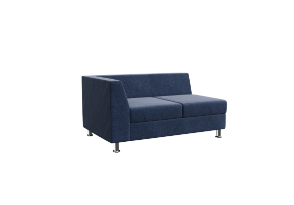 Prime Секция с подлокотником двухместная правая PR.SP-2 (R) 1300*770*720