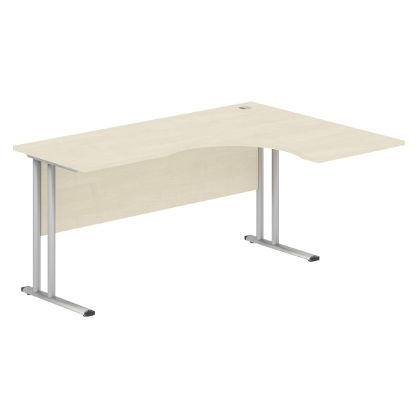 Стол эргономичный СА-4M(R) Клен*/серебро 1600х1200х755 IMAGO-M в Нижнем Новгороде 
