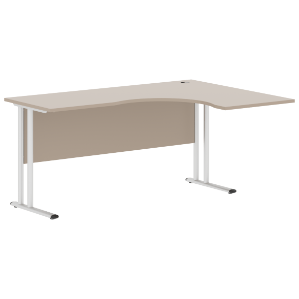 Стол эргономичный СА-4M(R) Клен*/серебро 1600х1200х755 IMAGO-M в Нижнем Новгороде 