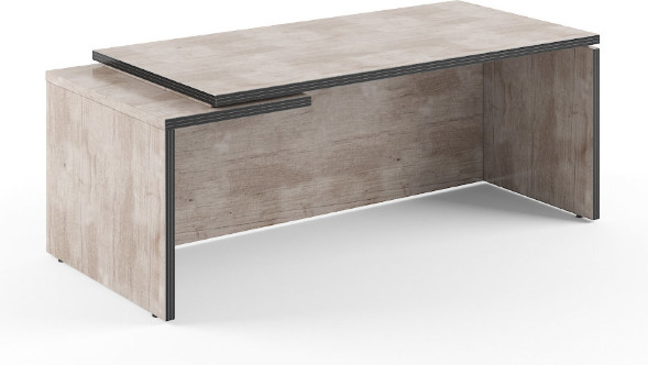 Стол руководителя TCT 189(R) дуб Каньон 1800х900х7