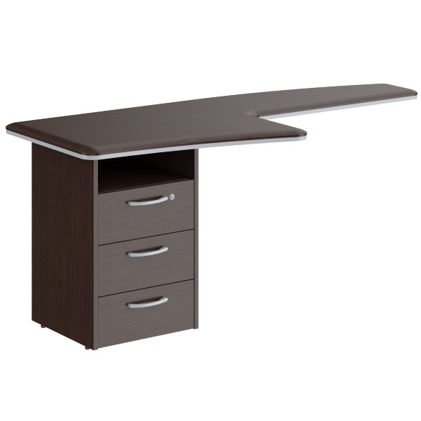 Брифинг-приставка с тумбой DB 1880.A(L) 1800х800х750 DIONI в Нижнем Новгороде 