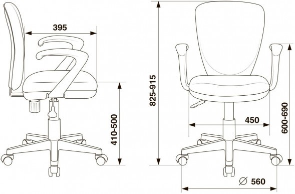 Кресло  Бюрократ KD-W10AXSN