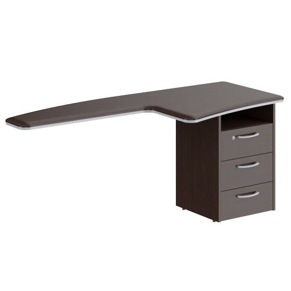 Брифинг-приставка с тумбой DB 1880.A(R) 1800х800х750 DIONI в Нижнем Новгороде 