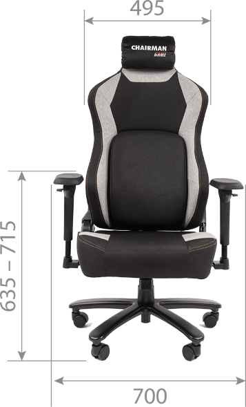 Кресло геймерское CHAIRMAN GAME CH30