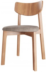 Комплект стульев DAIVA Вега, Дуб натуральный/Карамель  2 шт.