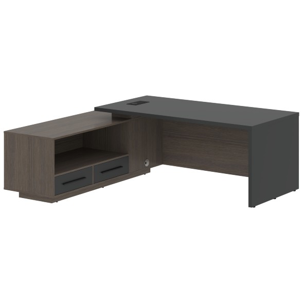 Стол руководителя с тумбой VCT 2119(L) 2100х1900х750 VELION