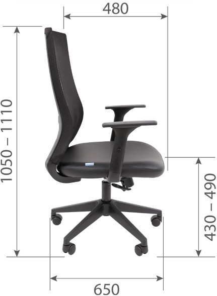 Кресло оператора  CHAIRMAN 500LT ЭКО БП