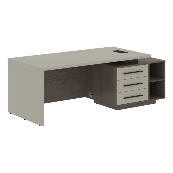 Стол руководителя с тумбой VCT 2190(R) 2100х900х750 VELION