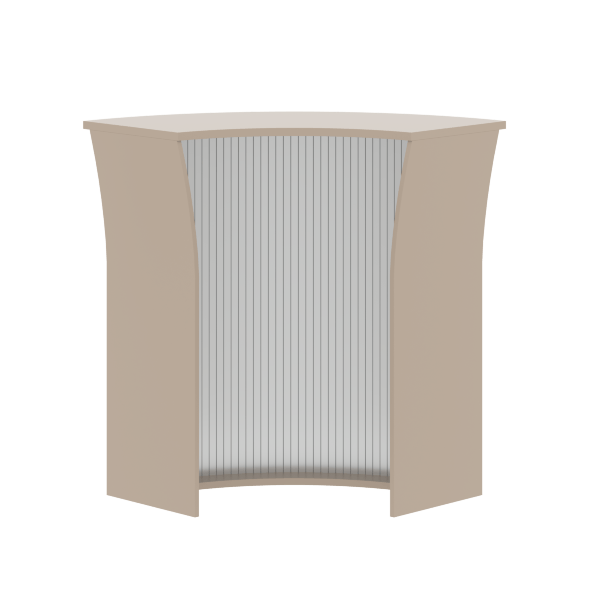 Стойка ресепшн угловая РС-5 /Металлик 935х935х1150 IMAGO в Нижнем Новгороде 