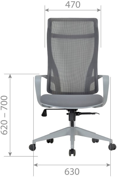 Кресло руководителя CHAIRMAN CH 577 серый в Нижнем Новгороде 